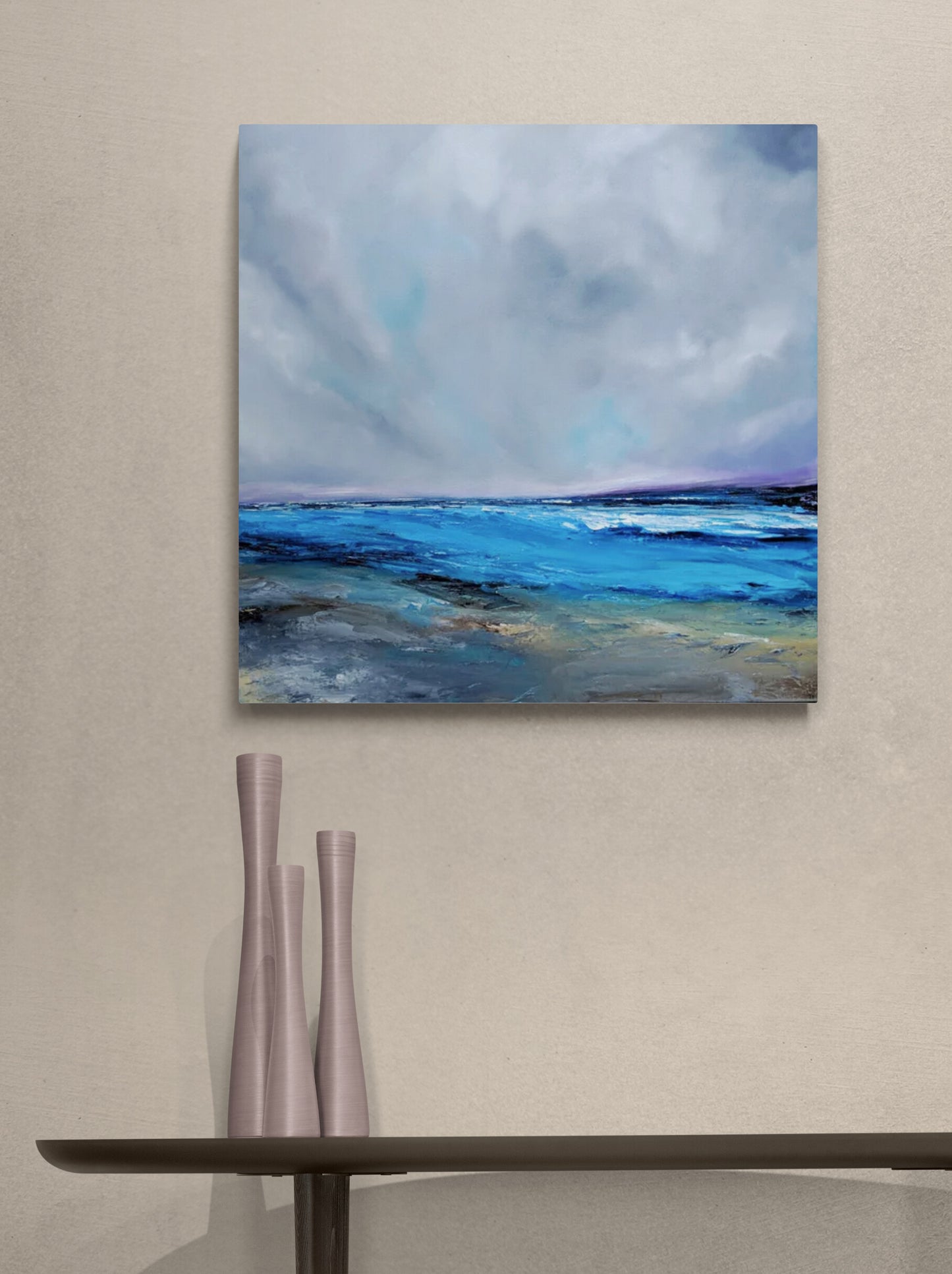 Abstract Blue Sea