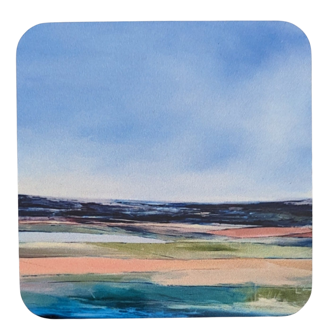 Chiltern Hills abstract coaster set