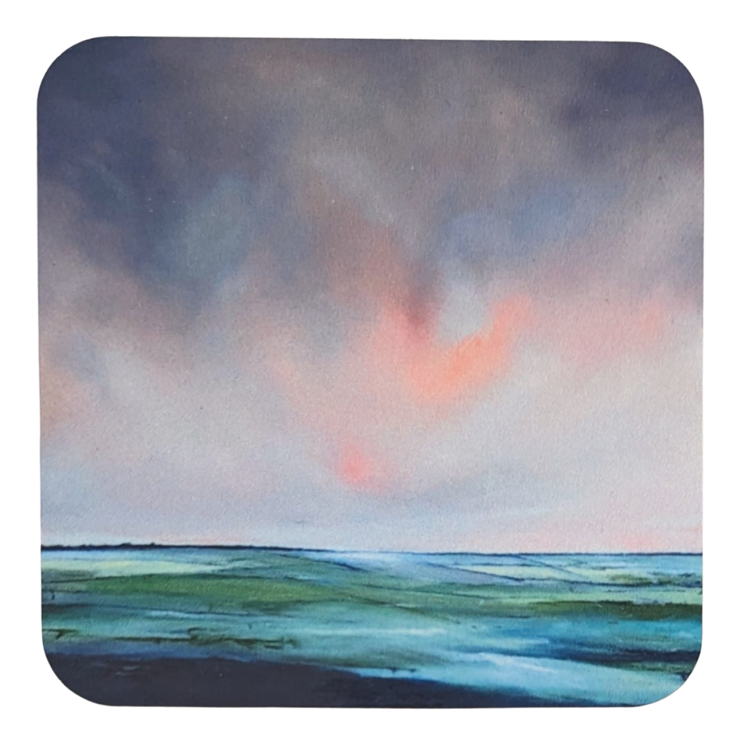 Chiltern Hills abstract coaster set