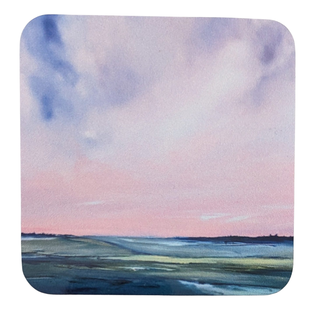 Chiltern Hills abstract coaster set