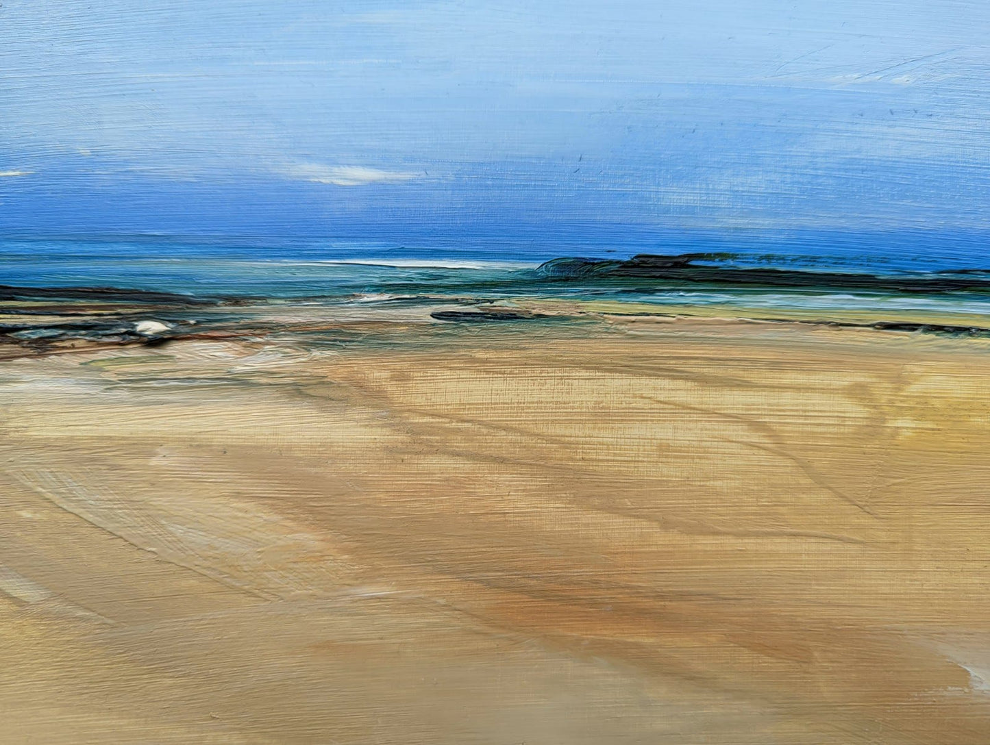 Abstract Hoylake Beach, The Wirral
