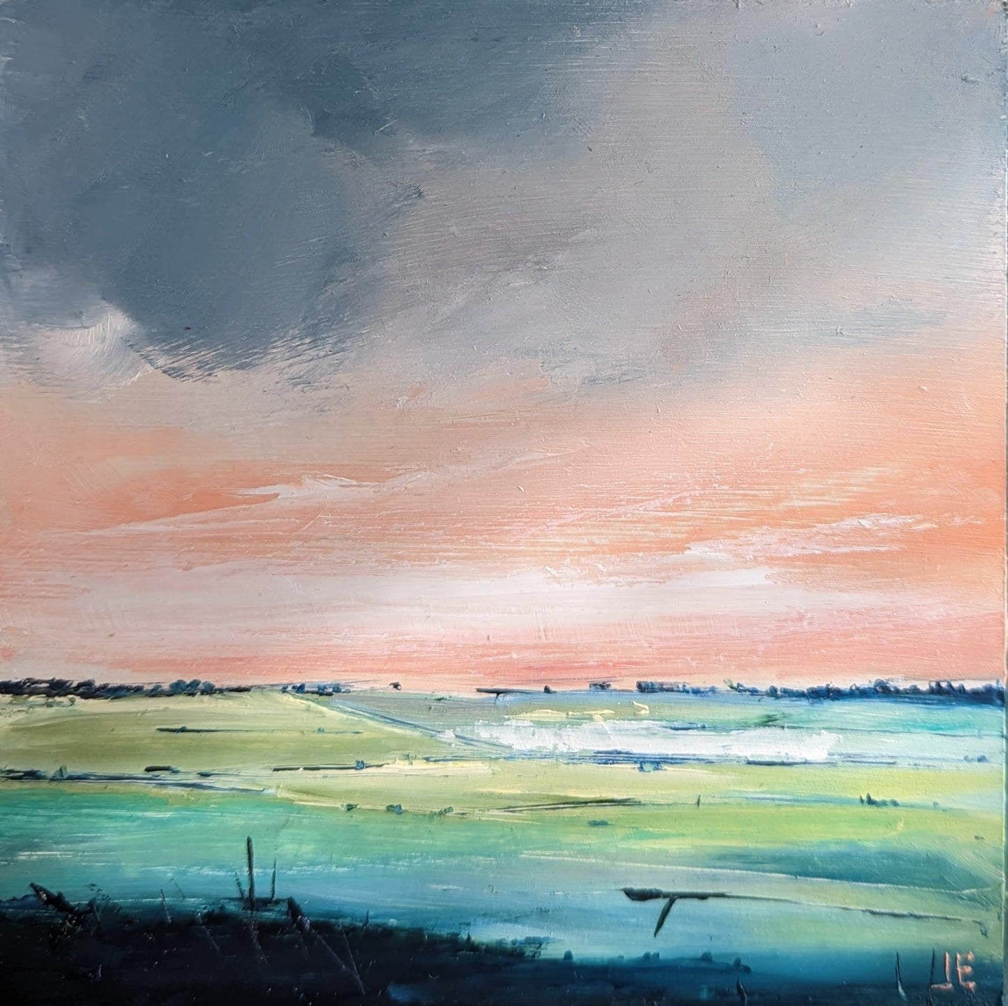 Miniature Abstract Chilterns Landscape #11