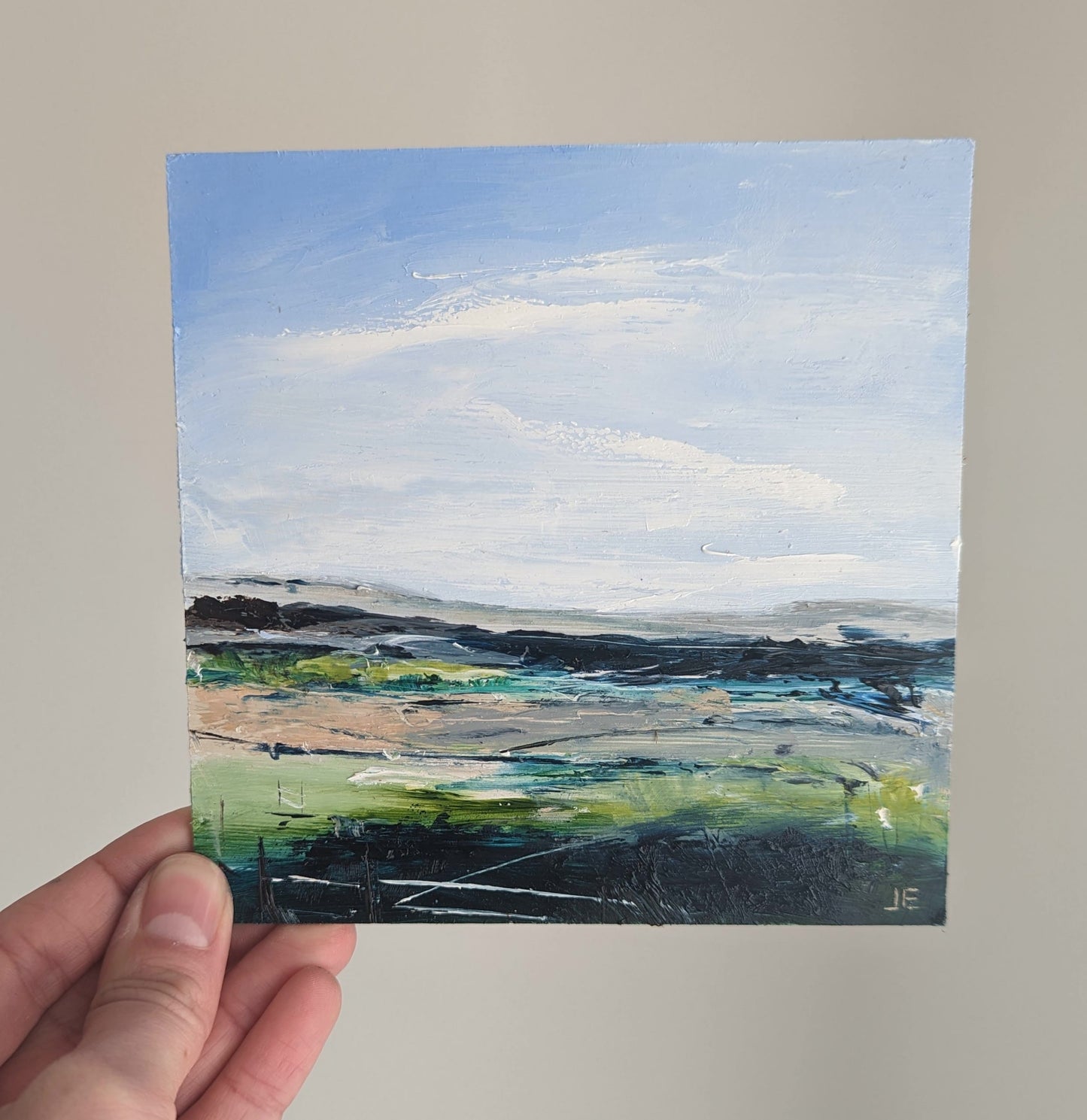 Miniature Abstract Chilterns Landscape #12
