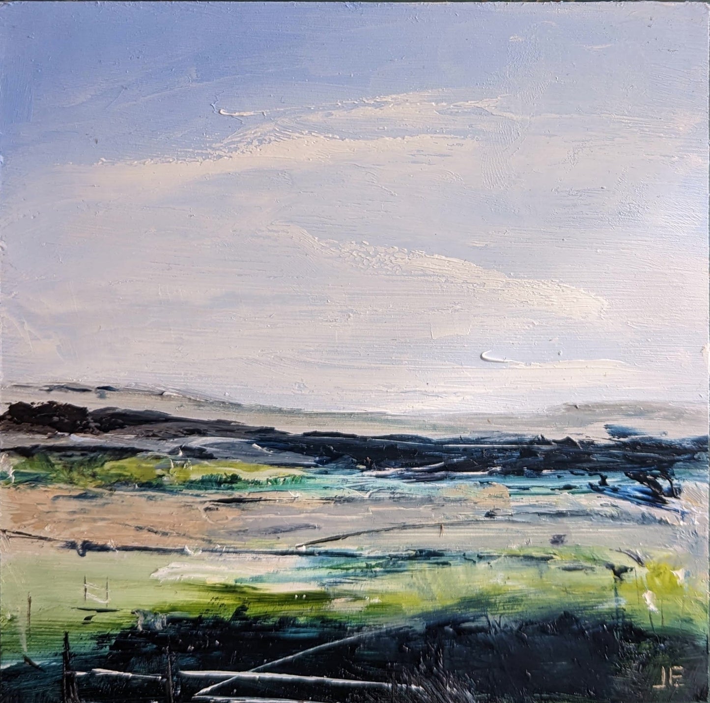 Miniature Abstract Chilterns Landscape #12