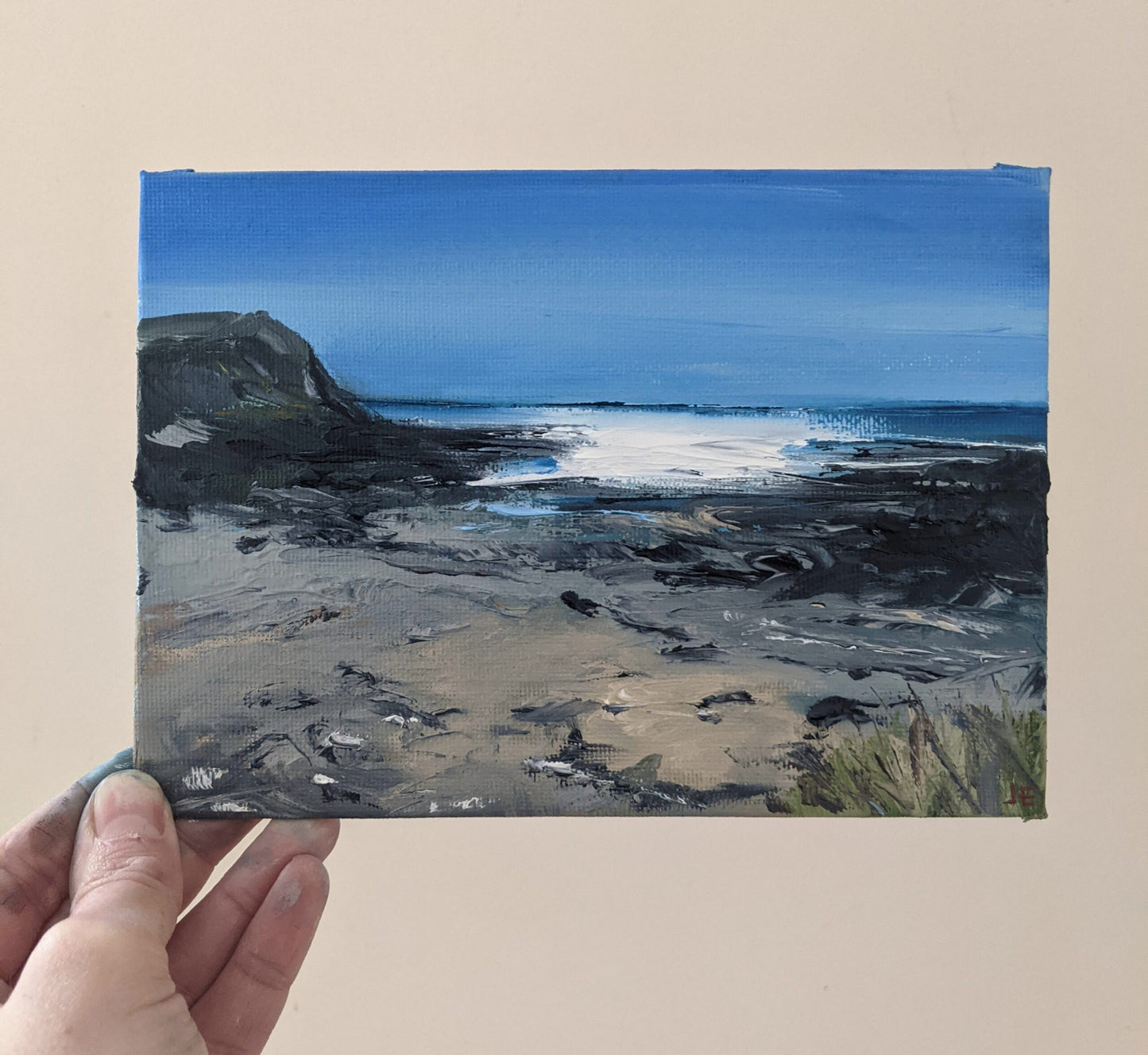 Miniature Gower Seascape