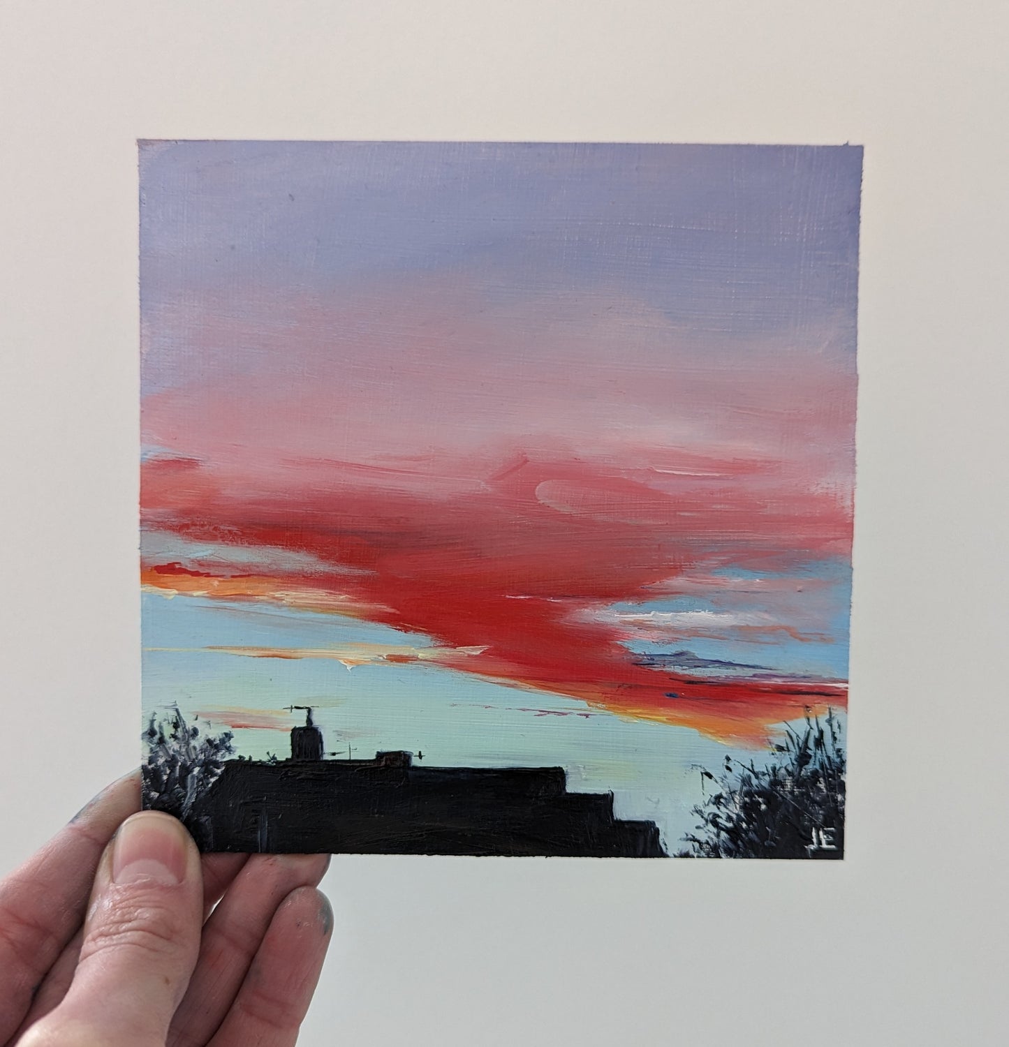 Red Sky at Night Skyscape