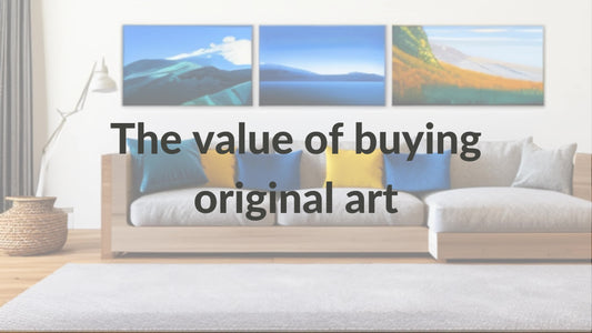 The value of buying original art