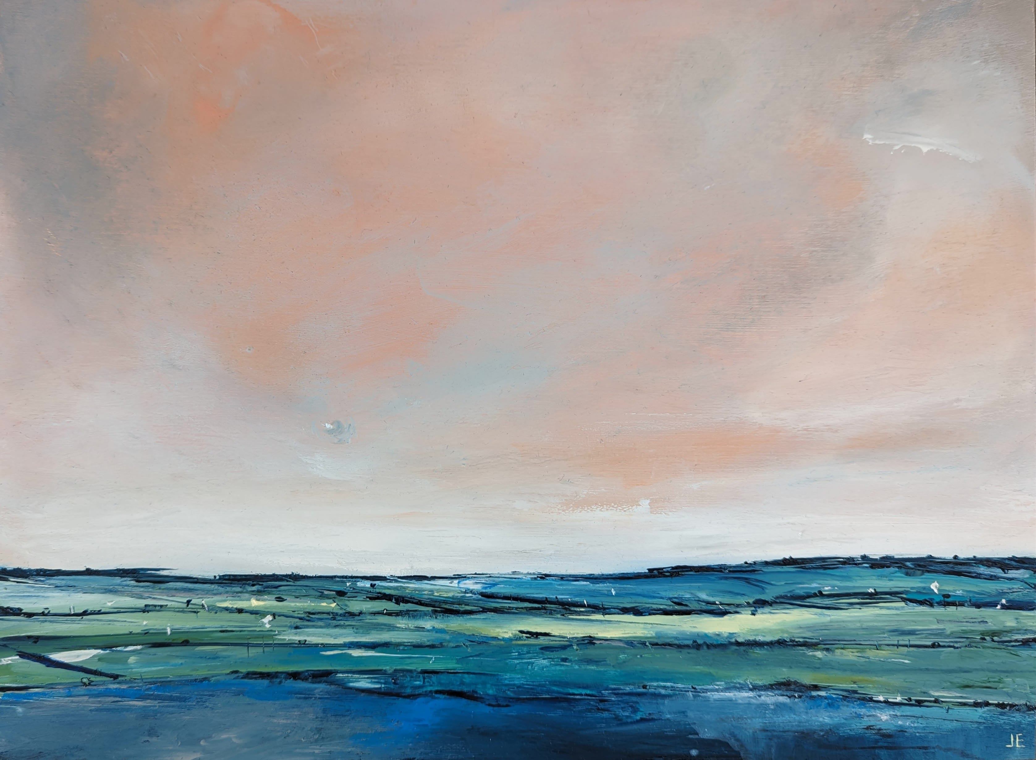 Abstract Countryside Abstract Chiltern Hills Countryside | Oil painting | Jo Earl – Jo Earl Art