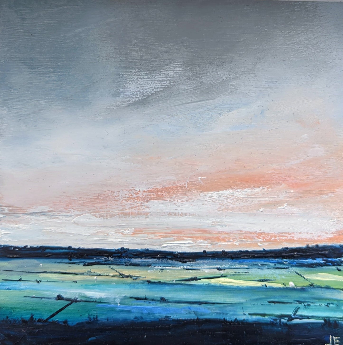 Miniature Abstract Chilterns Landscape #17
