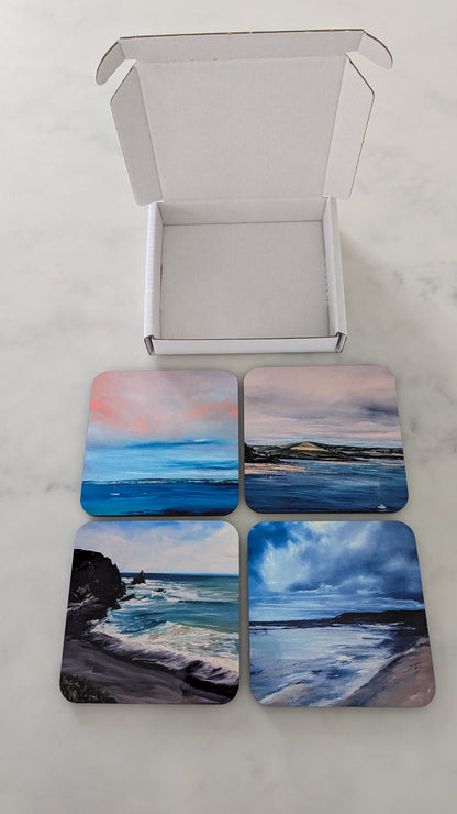 Seascape coaster set