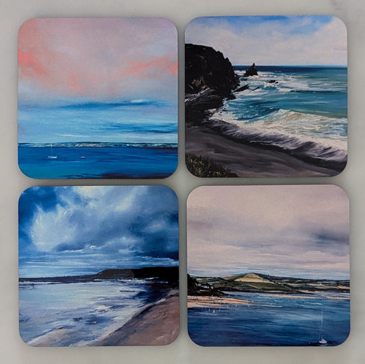 Seascape coaster set