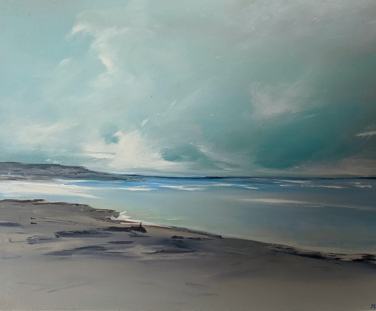 Eastbourne Seascape #3 oil painting by Jo Earl