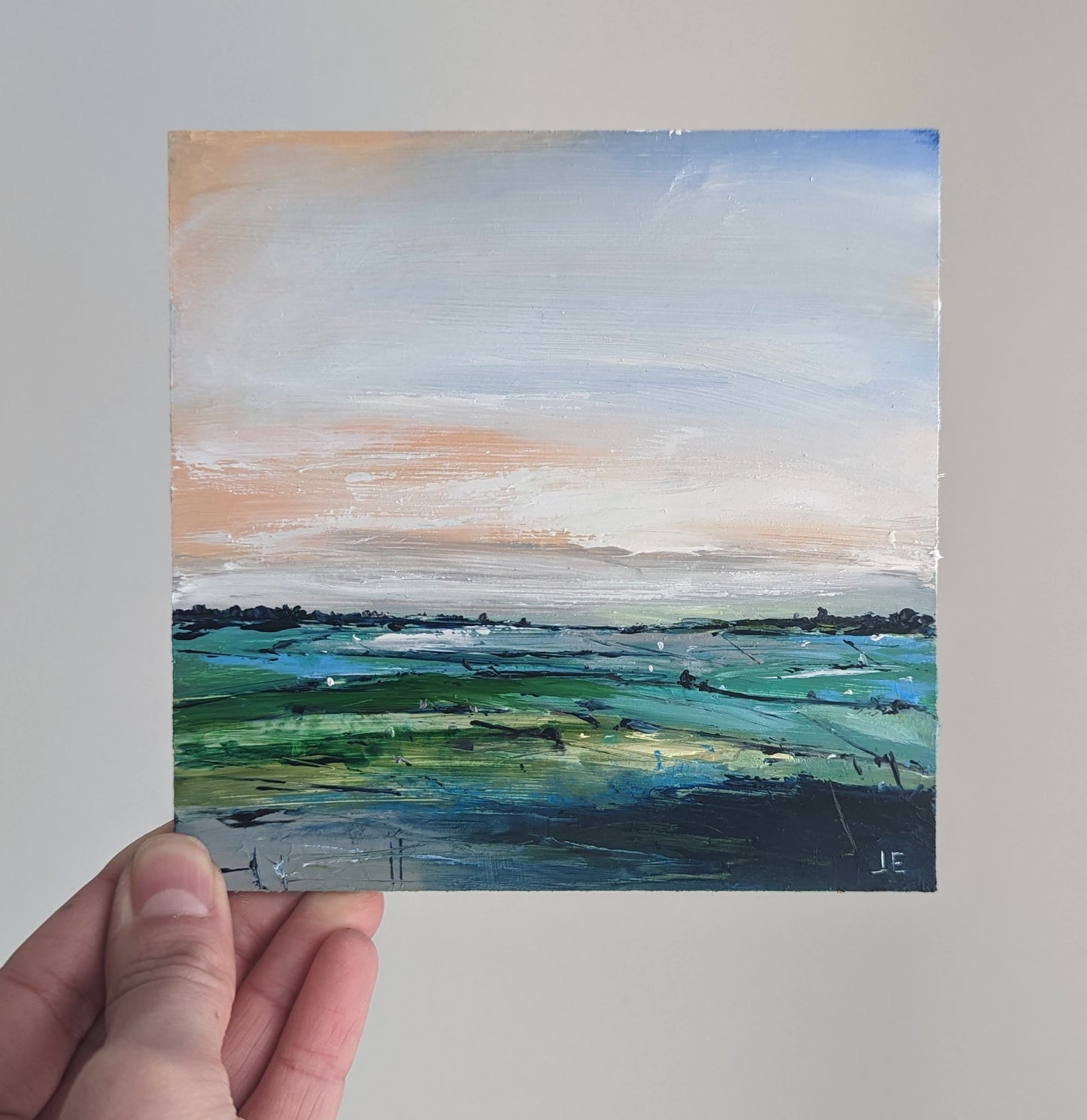 Miniature Abstract Chilterns Landscape #13