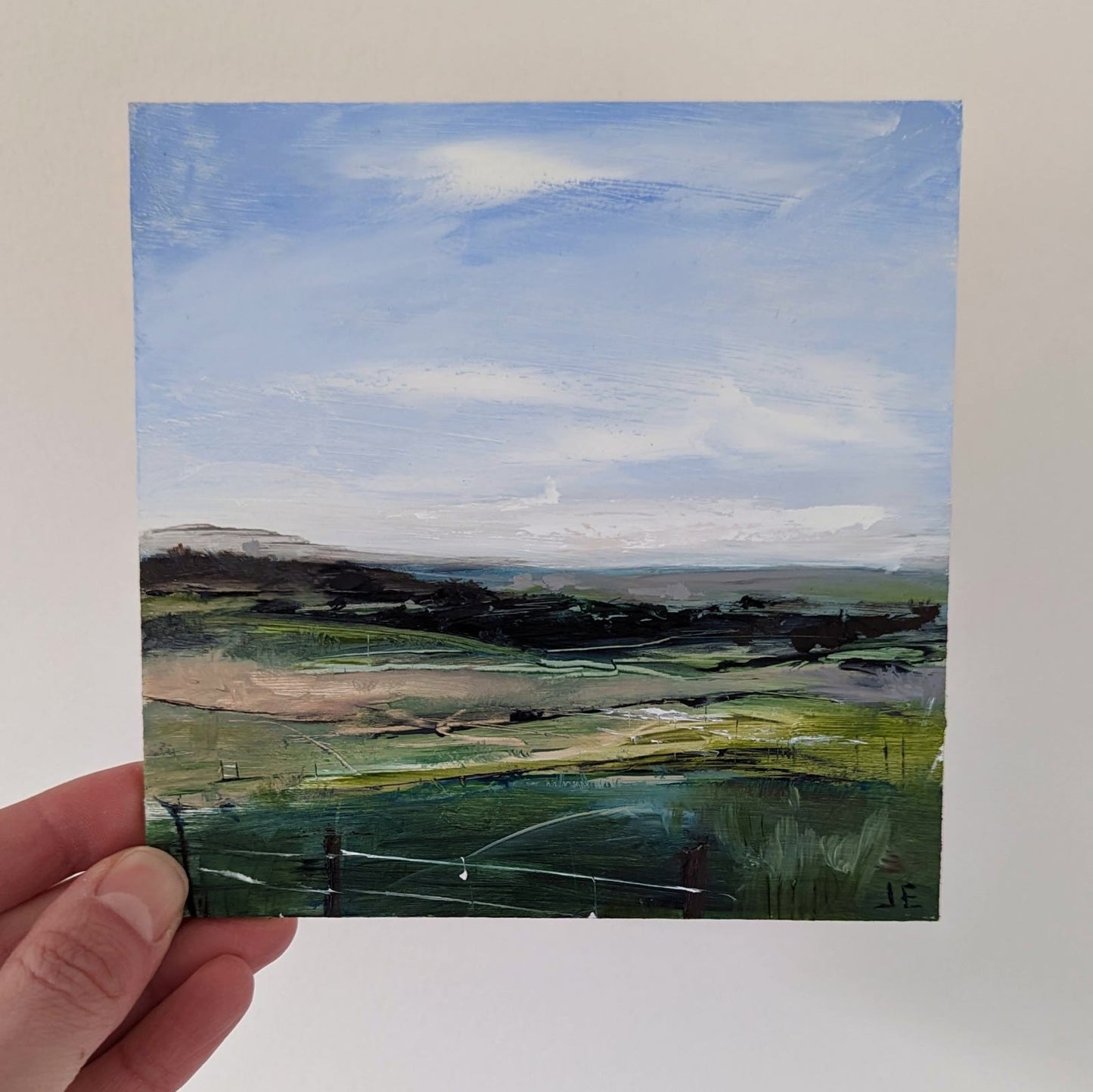 Miniature Abstract Chilterns Landscape