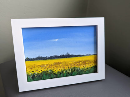 Miniature Sunflowers Landscape