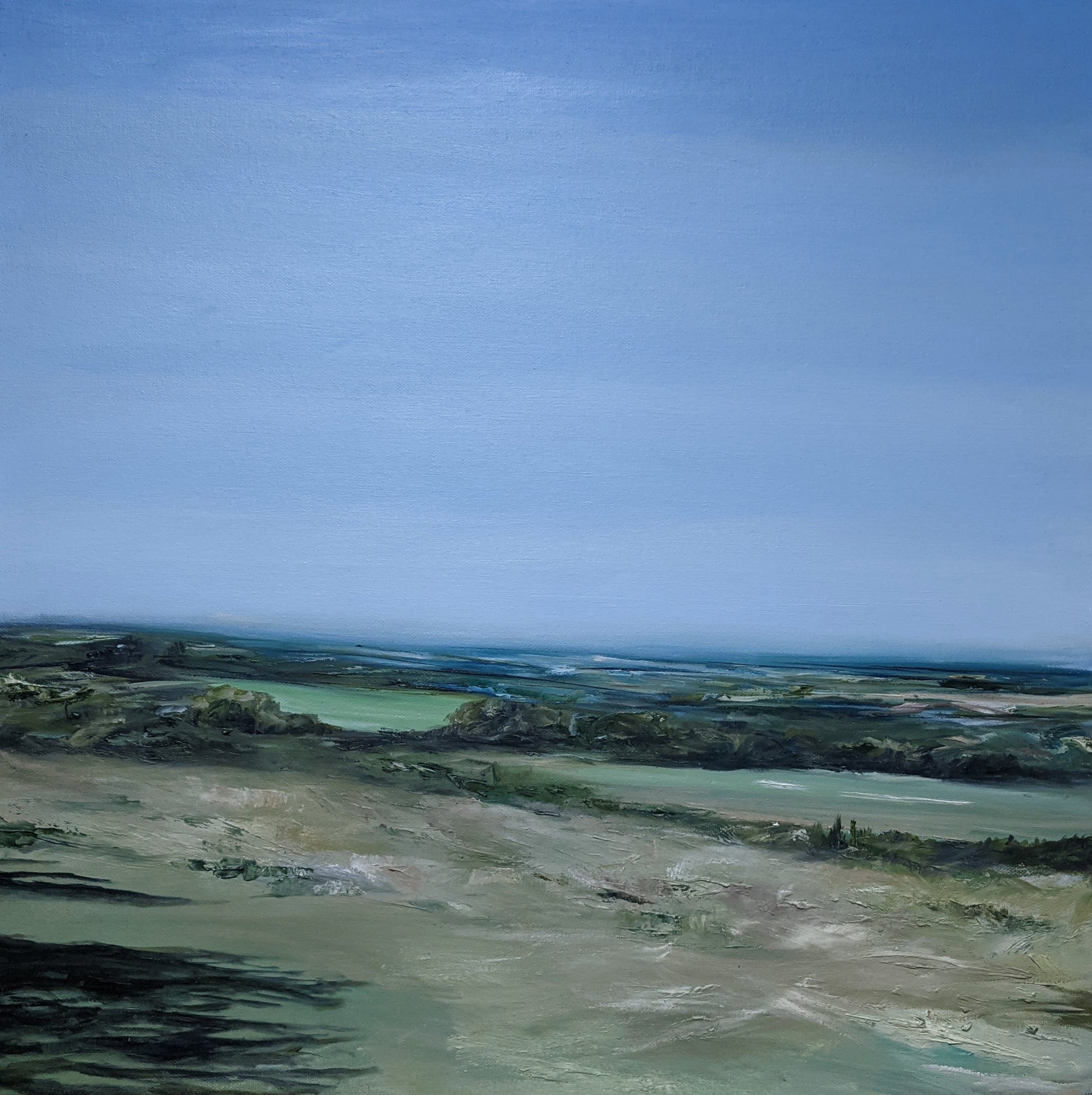 View from Pulpit Hill in Buckinghamshire oil painting on canvas | Jo Earl Art