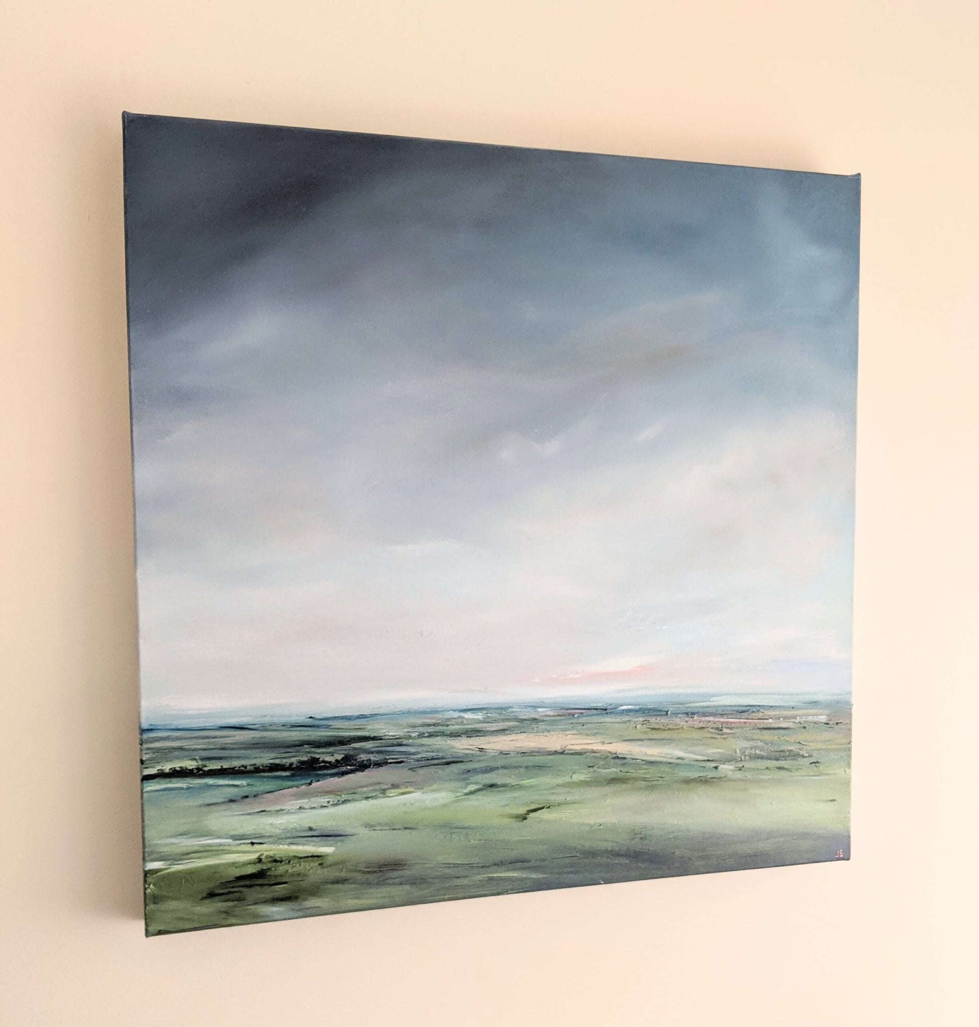View fro Whiteleaf hill oil painting on the wall by Jo Earl